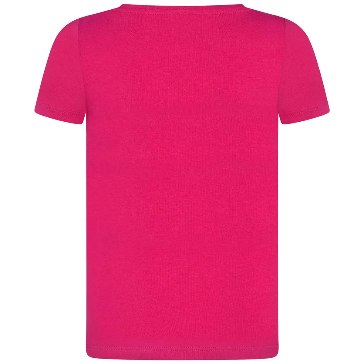 Guess Girls T-Shirt - Raspberry Cotton Stretch Jersey T-Shirt