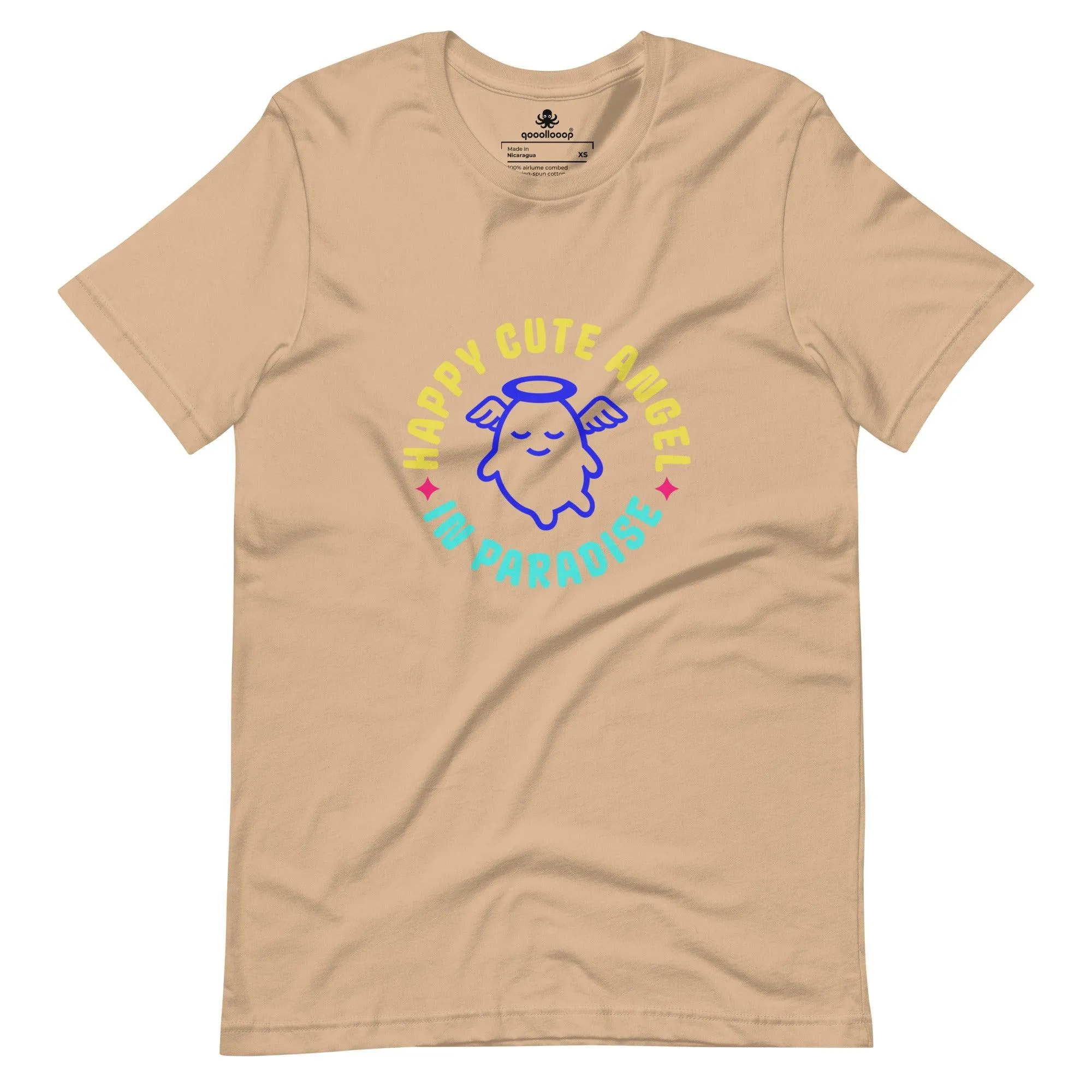 Happy Cute Angel | Multi-color Unisex Tees