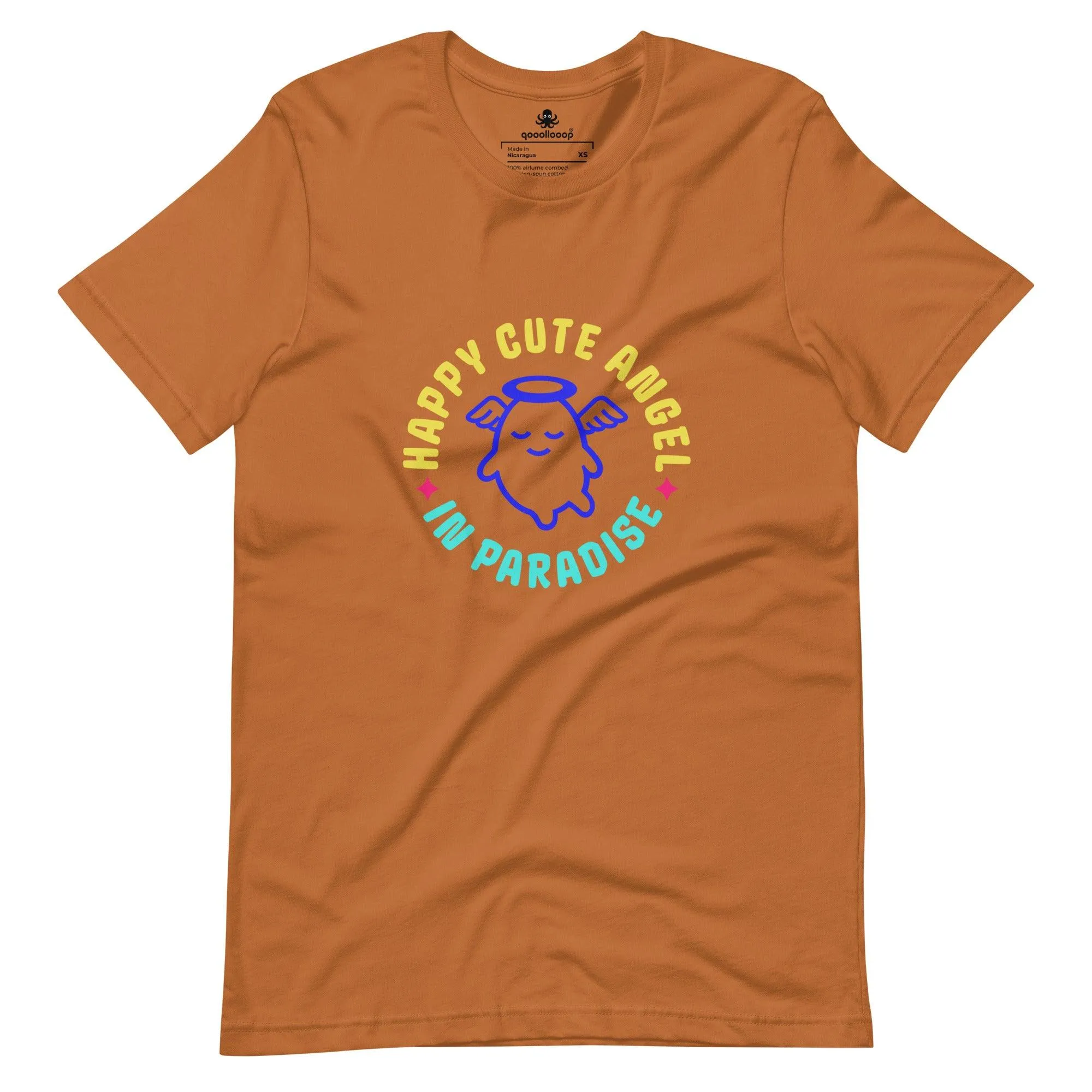 Happy Cute Angel | Multi-color Unisex Tees
