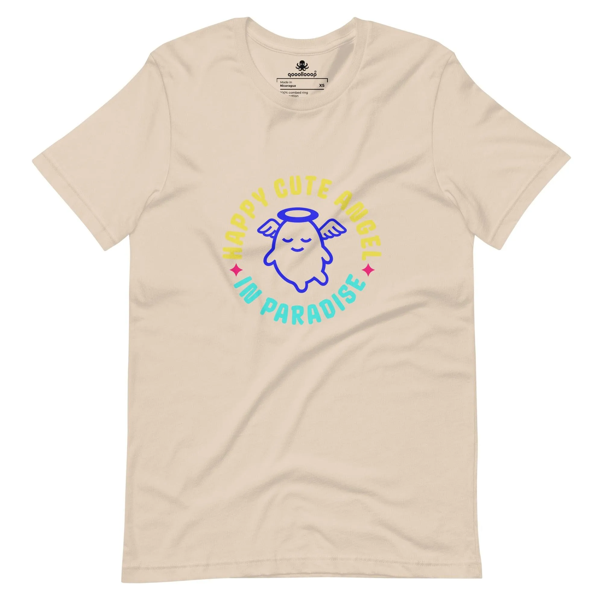Happy Cute Angel | Multi-color Unisex Tees