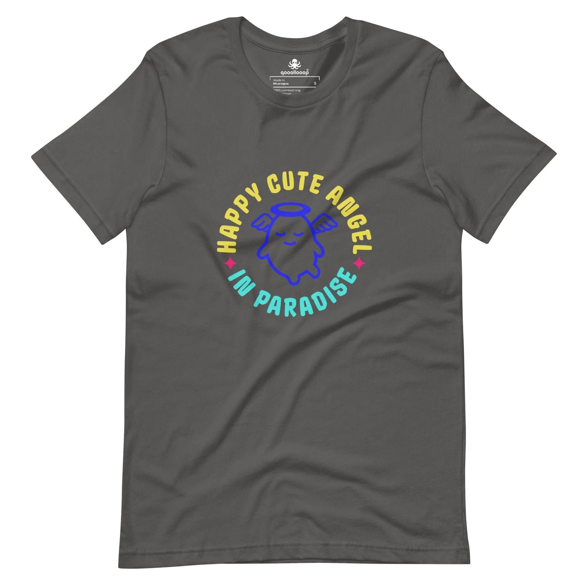 Happy Cute Angel | Multi-color Unisex Tees