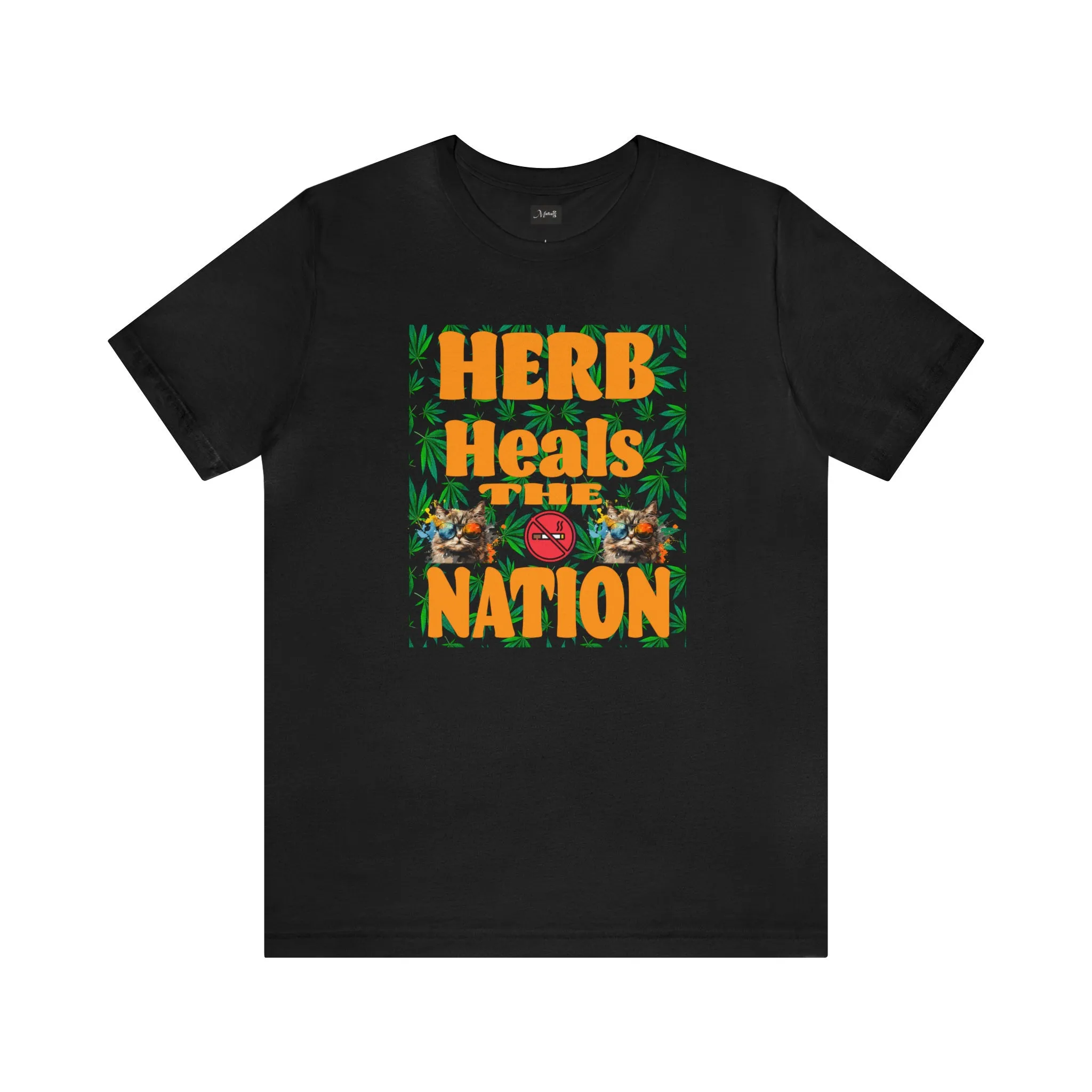 Herb Heals T-shirt the Nation | Herbs for the Service of man | Healing health Pattern | Inspirational shirt