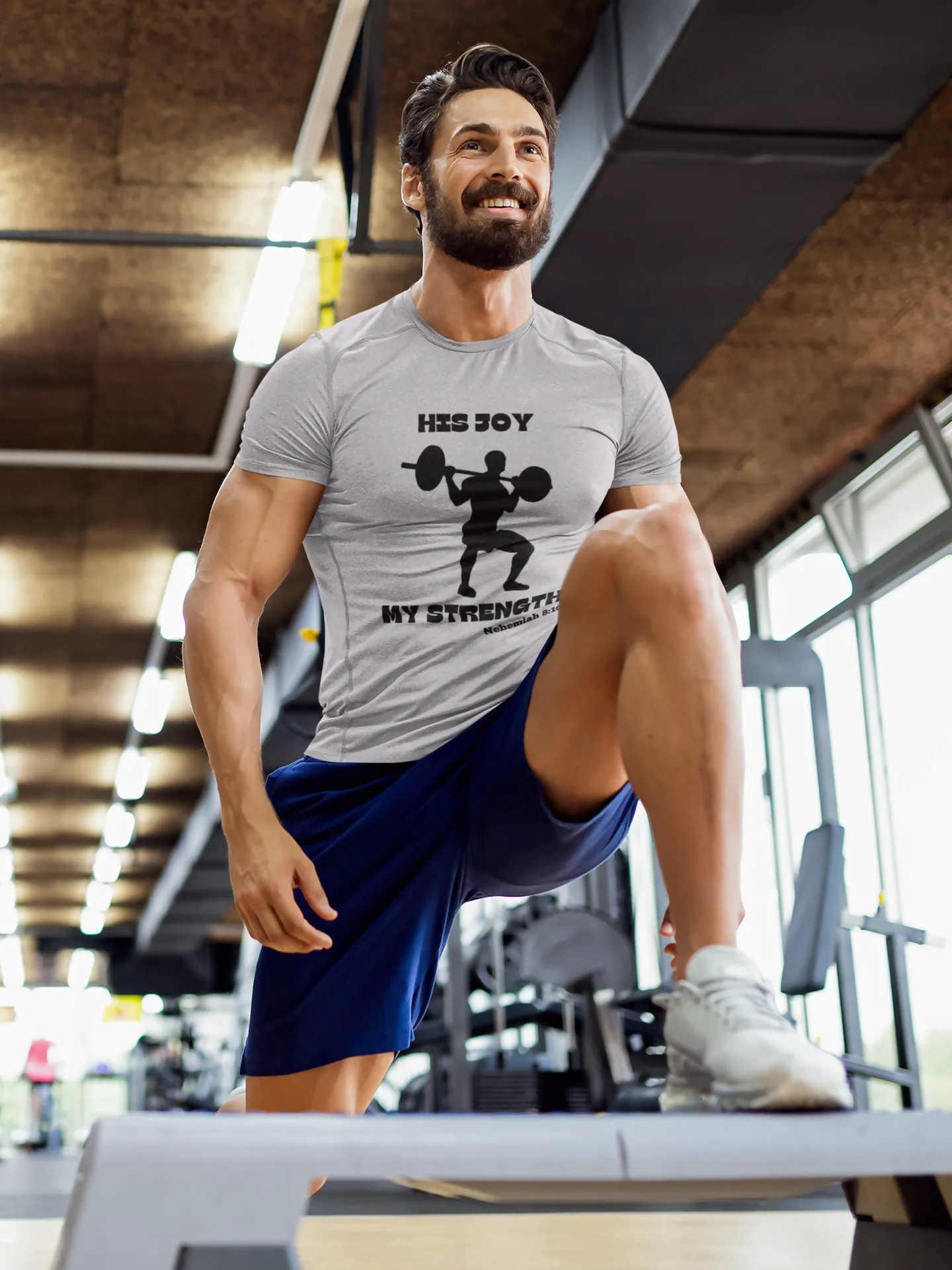His Joy My Strength Moisture-Wicking Tee: Performance Meets Purpose
