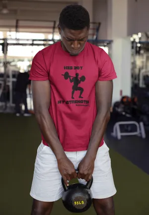 His Joy My Strength Moisture-Wicking Tee: Performance Meets Purpose
