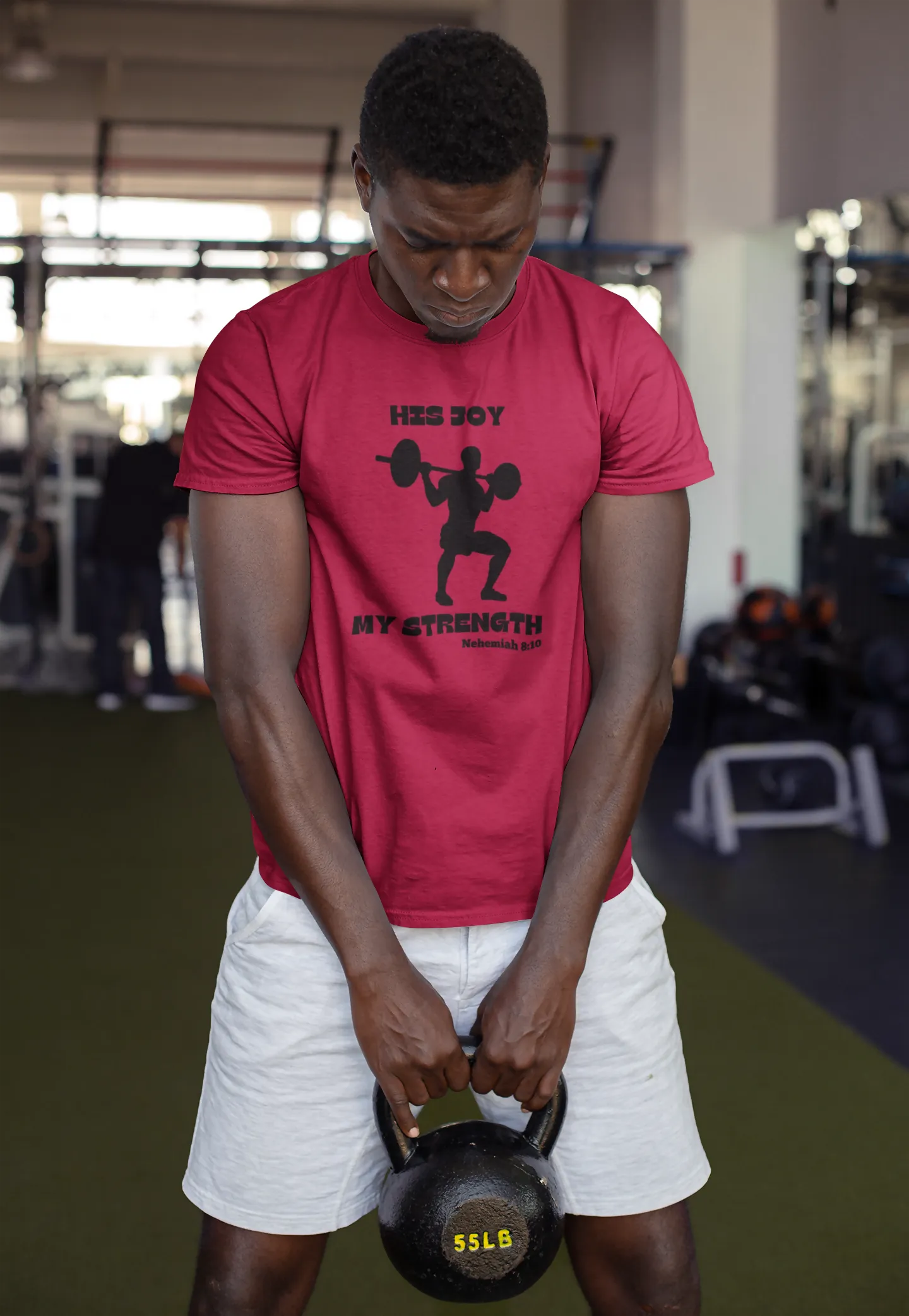His Joy My Strength Moisture-Wicking Tee: Performance Meets Purpose