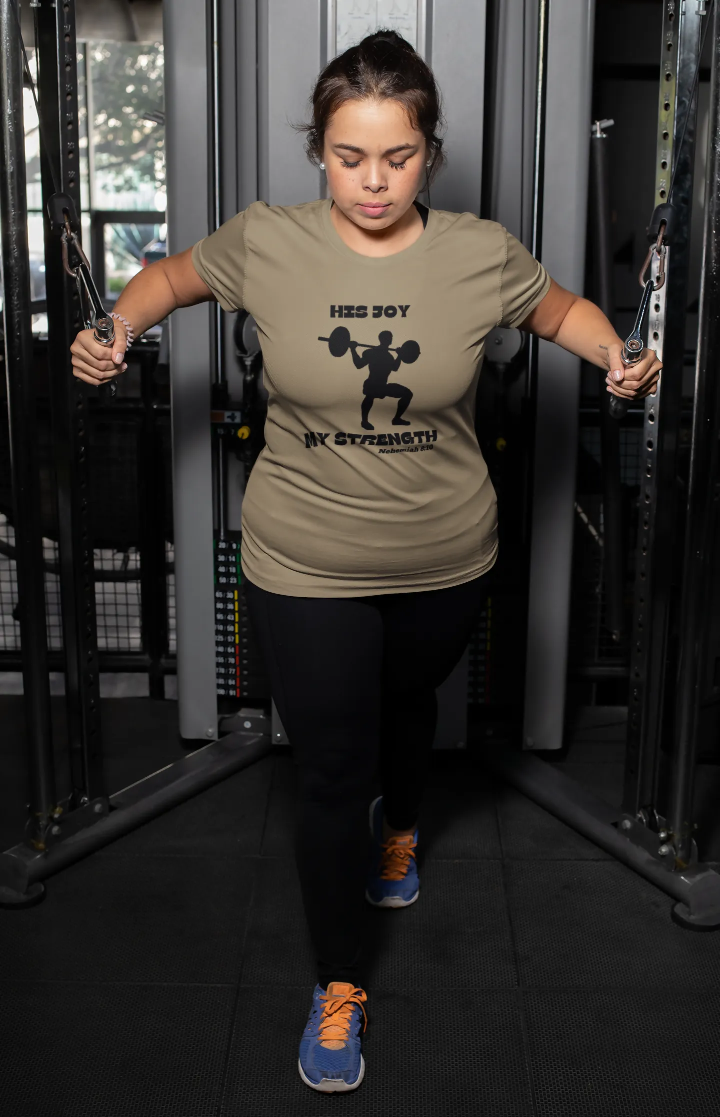 His Joy My Strength Moisture-Wicking Tee: Performance Meets Purpose