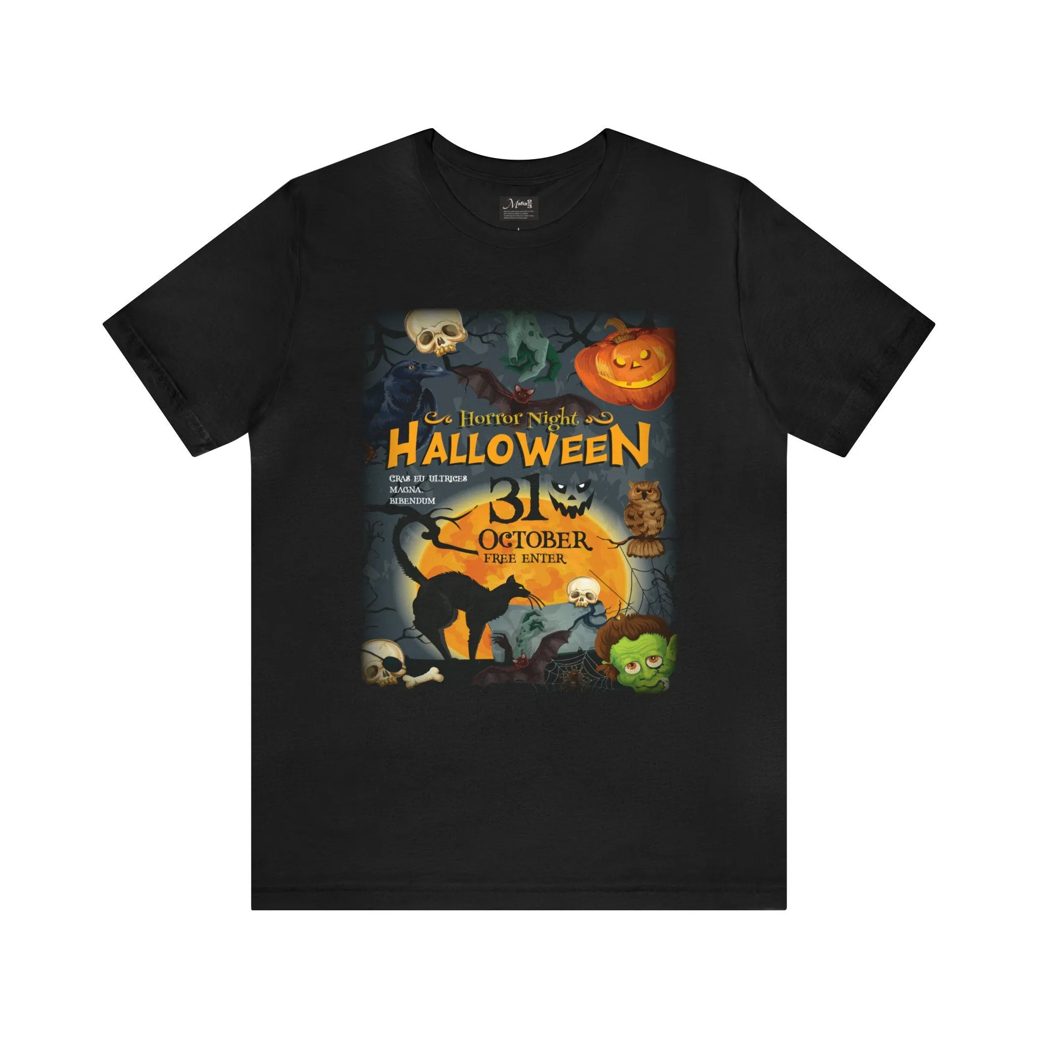 Horror Night t-shirt Halloween Oversize t shirt | Graphic tees for women | Halloween Clothe Loose fit Graphics
