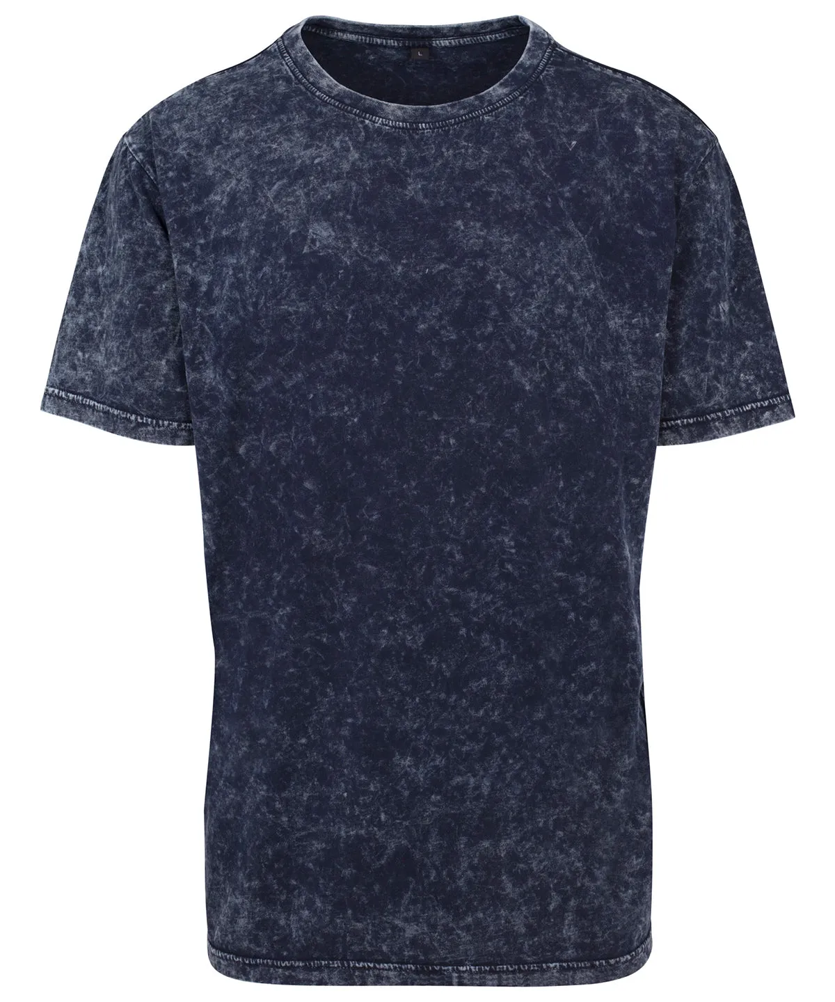 Indigo/White - Acid washed tee