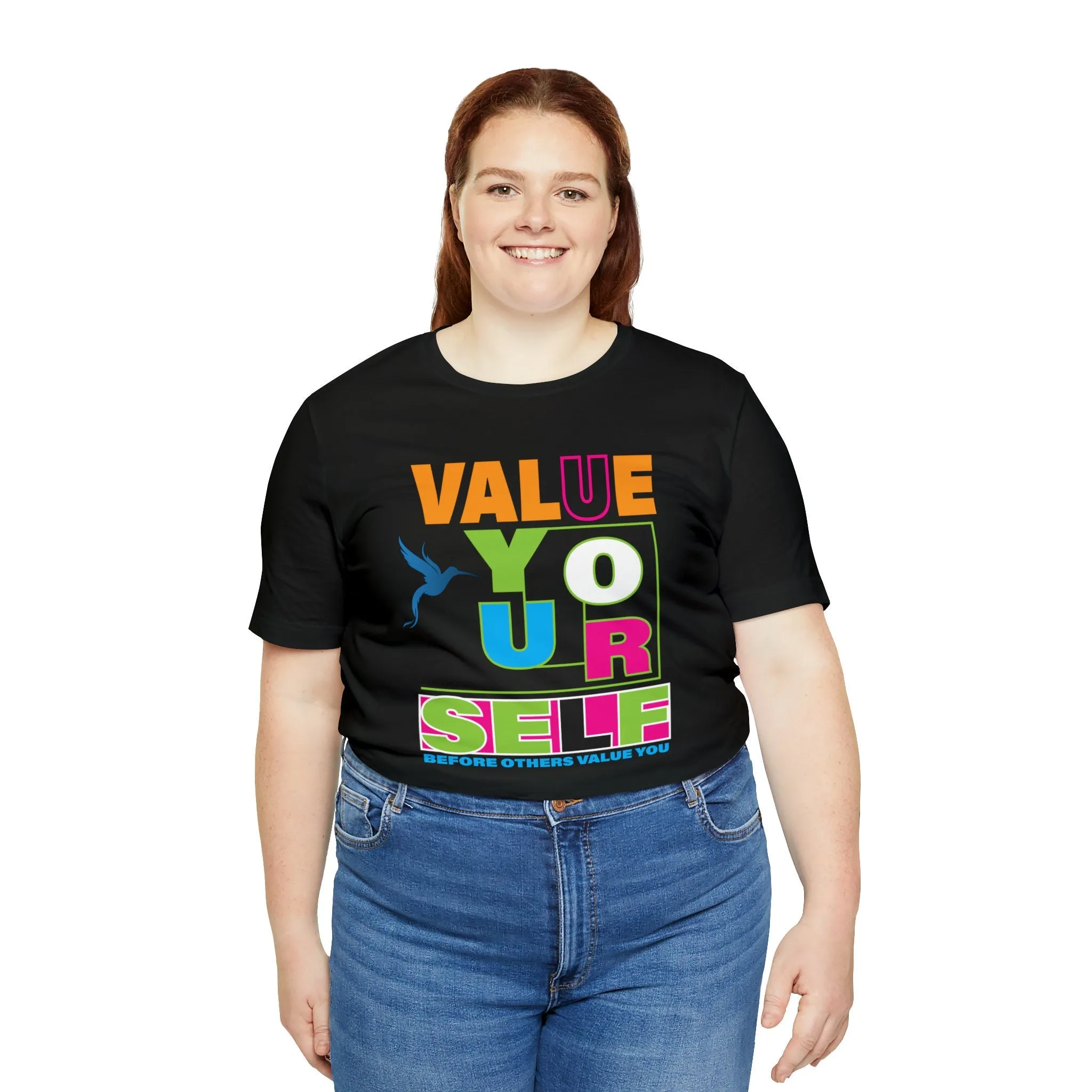 Know Your Value Inspirational Shirt | Motivational Men and Women Apparel | Trendy Positive Vibes Dress T-shirt
