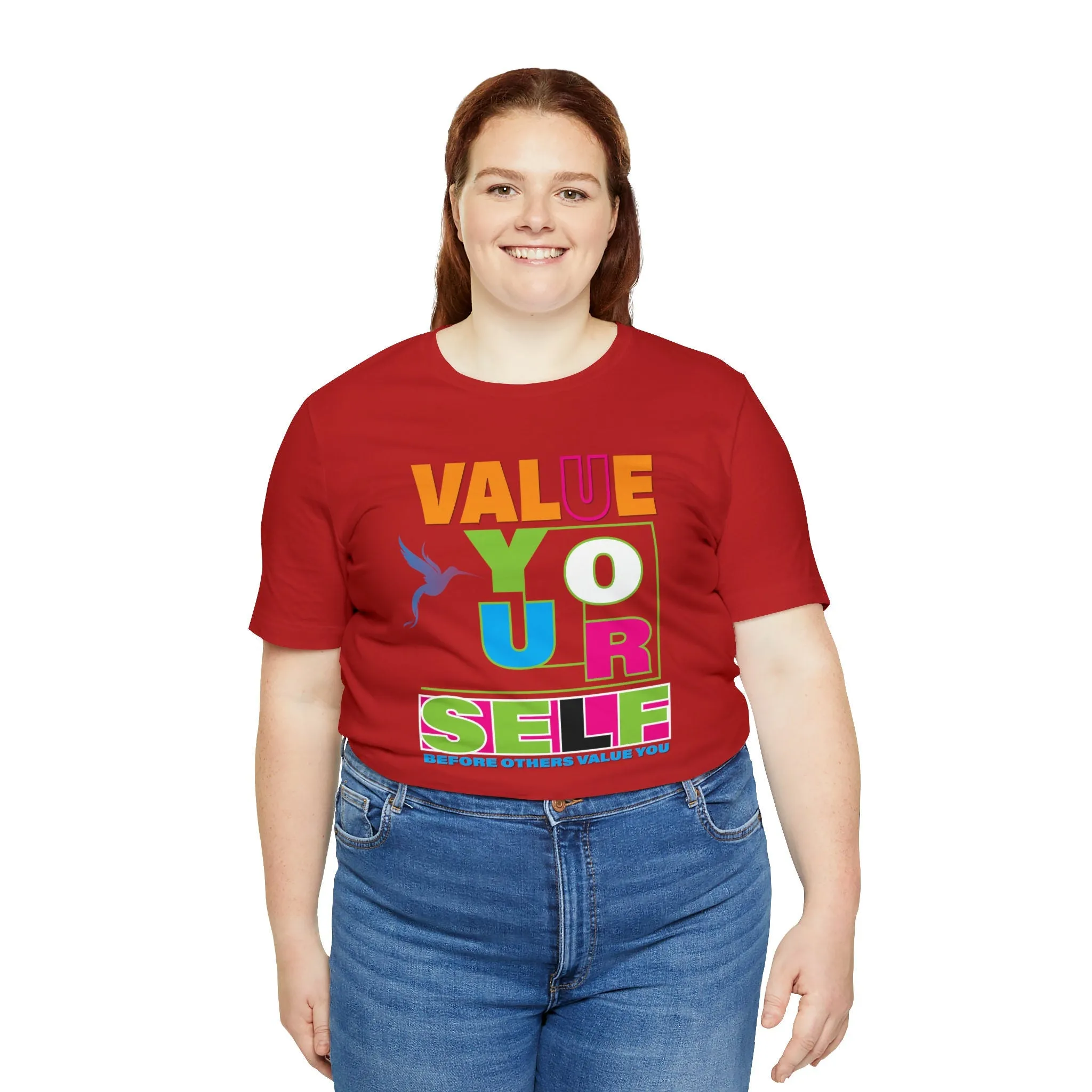 Know Your Value Inspirational Shirt | Motivational Men and Women Apparel | Trendy Positive Vibes Dress T-shirt