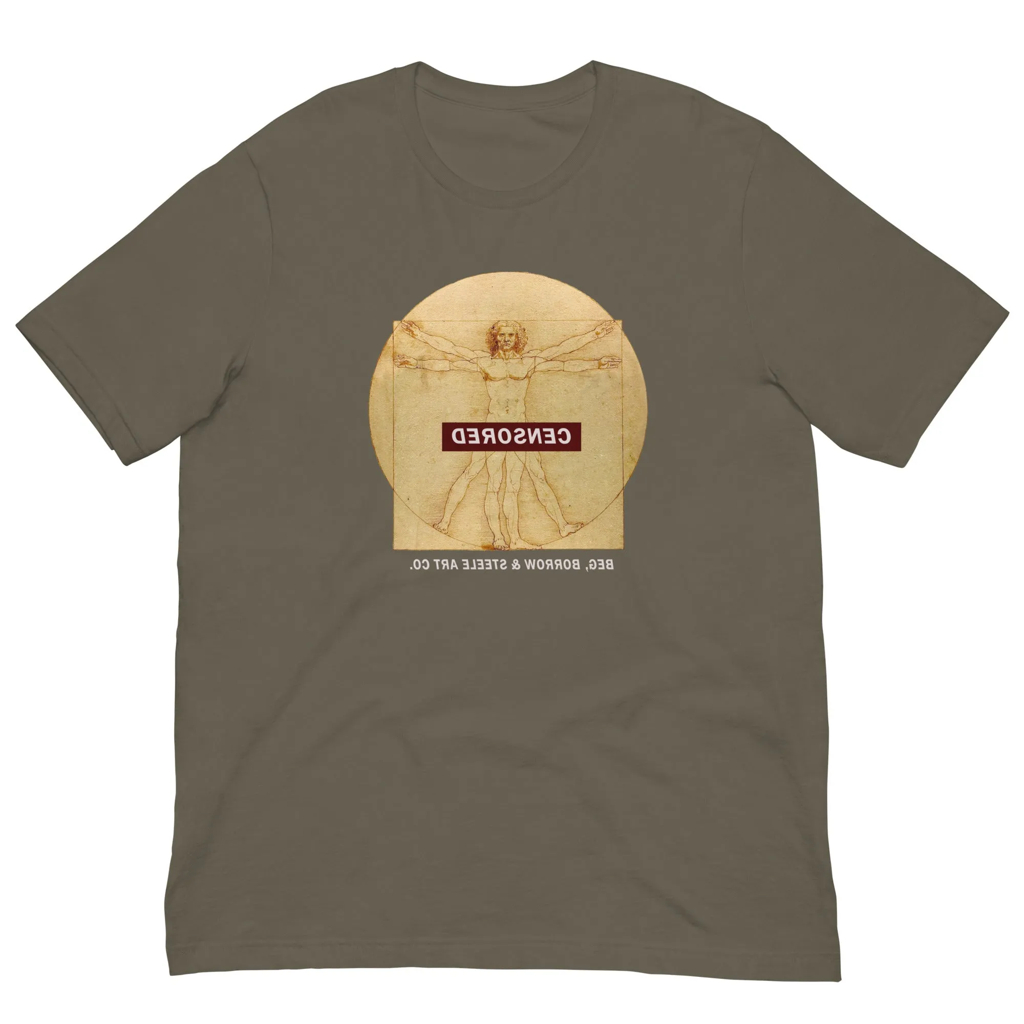 Leonardo Censored Cotton T-shirt