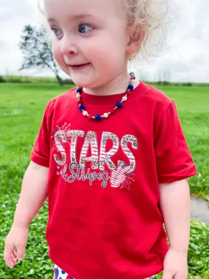 Leopard Stars and Stripes T-Shirt