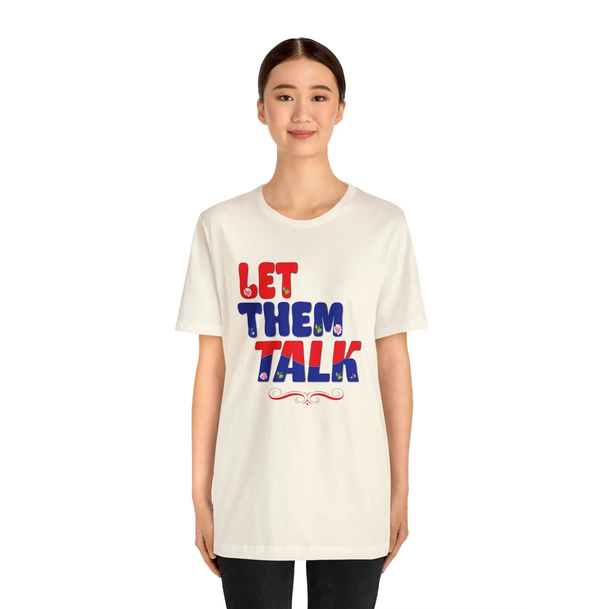 Let Them Talk Gym Boxing t-shirts | Prints ideas for friends tight-fitting casual Amazing T-shirt Exercise