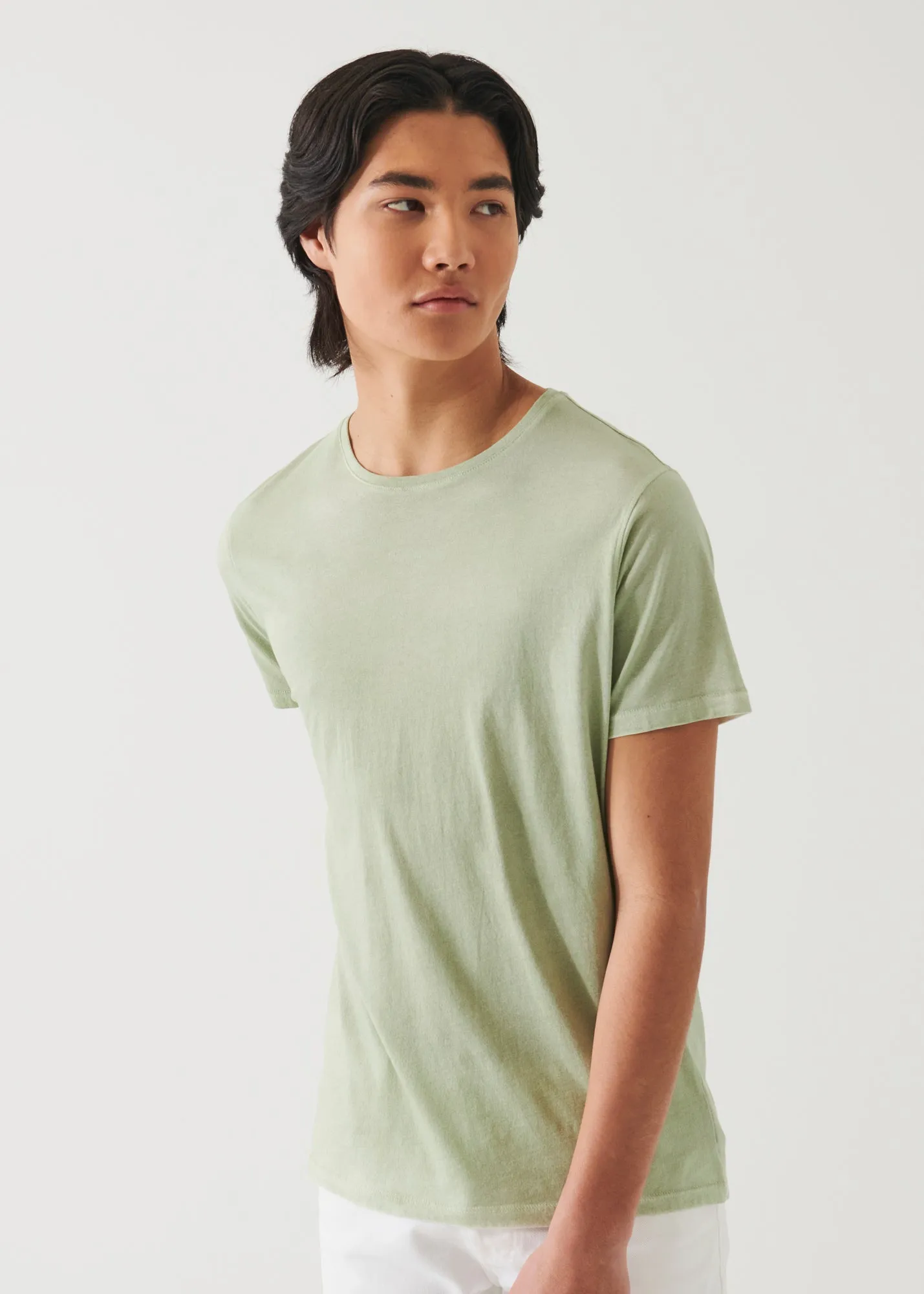 Lightweight Pima Cotton Spray Wash T-Shirt