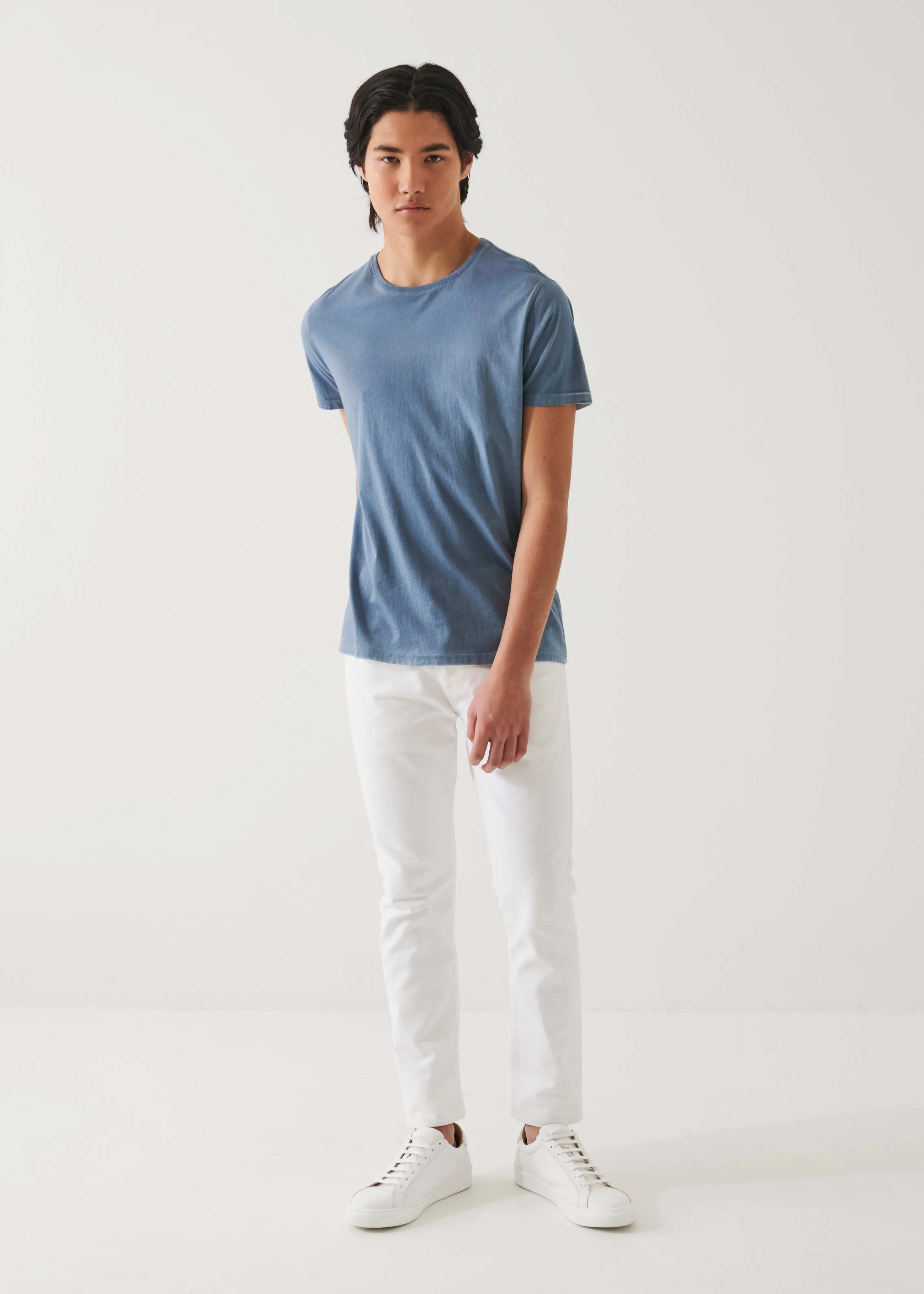 Lightweight Pima Cotton Spray Wash T-Shirt
