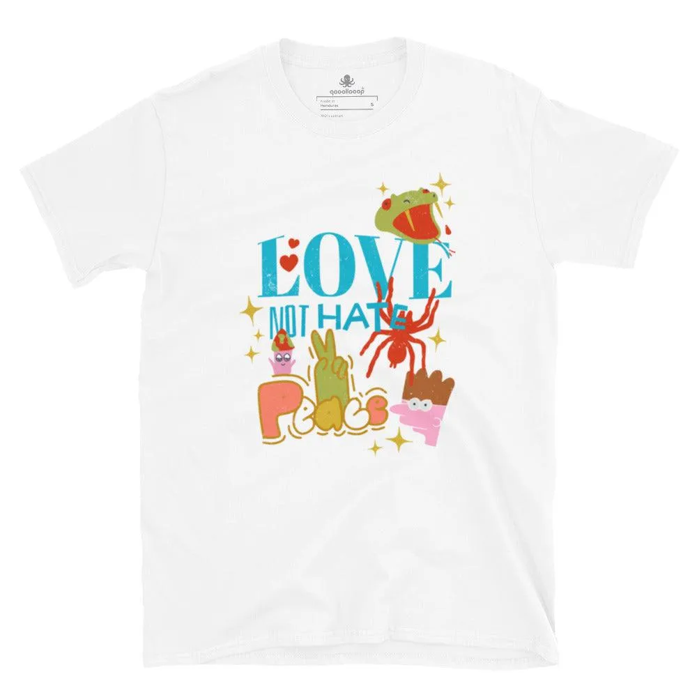 Love Not Hate | Short-Sleeve Unisex Soft Style T-Shirt