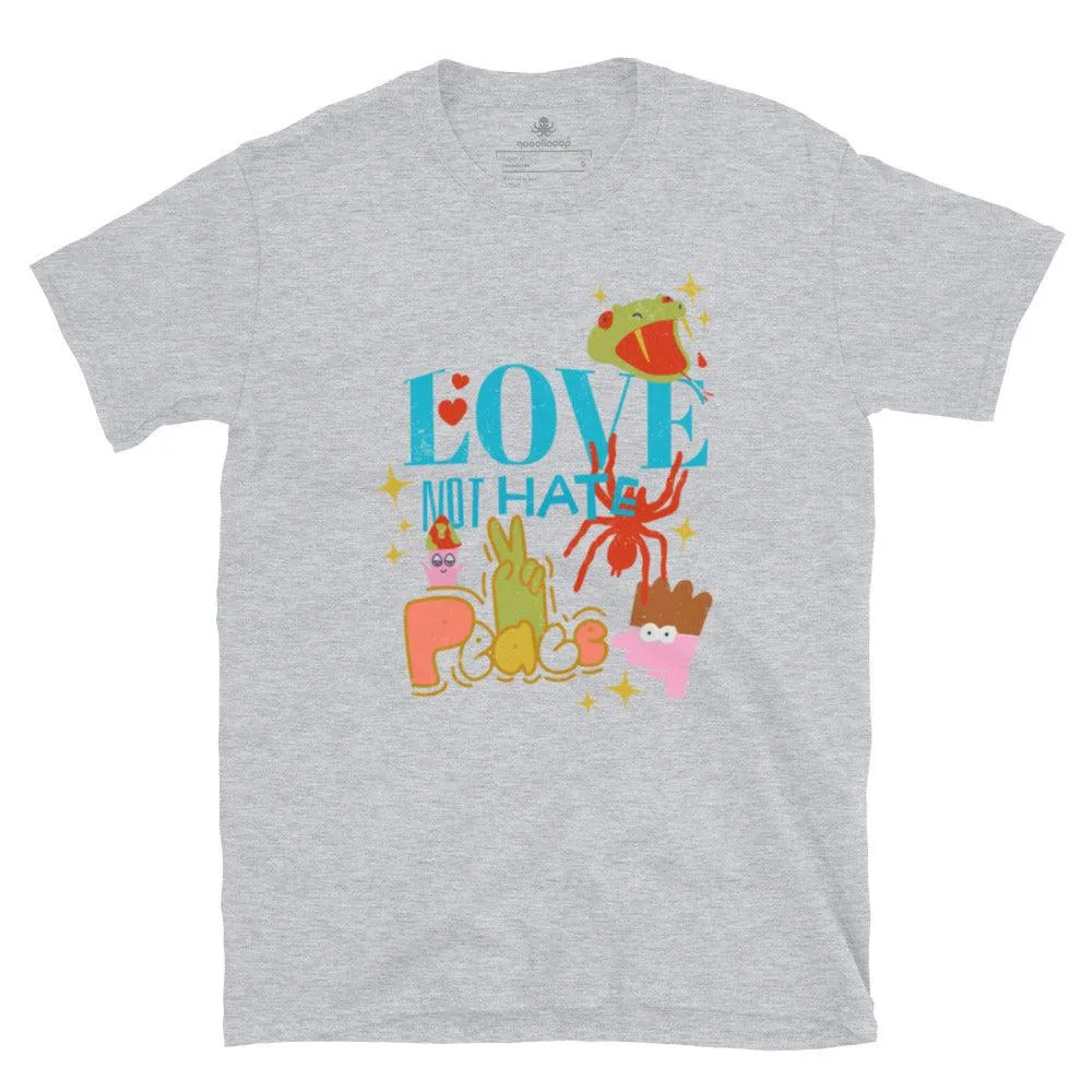 Love Not Hate | Short-Sleeve Unisex Soft Style T-Shirt