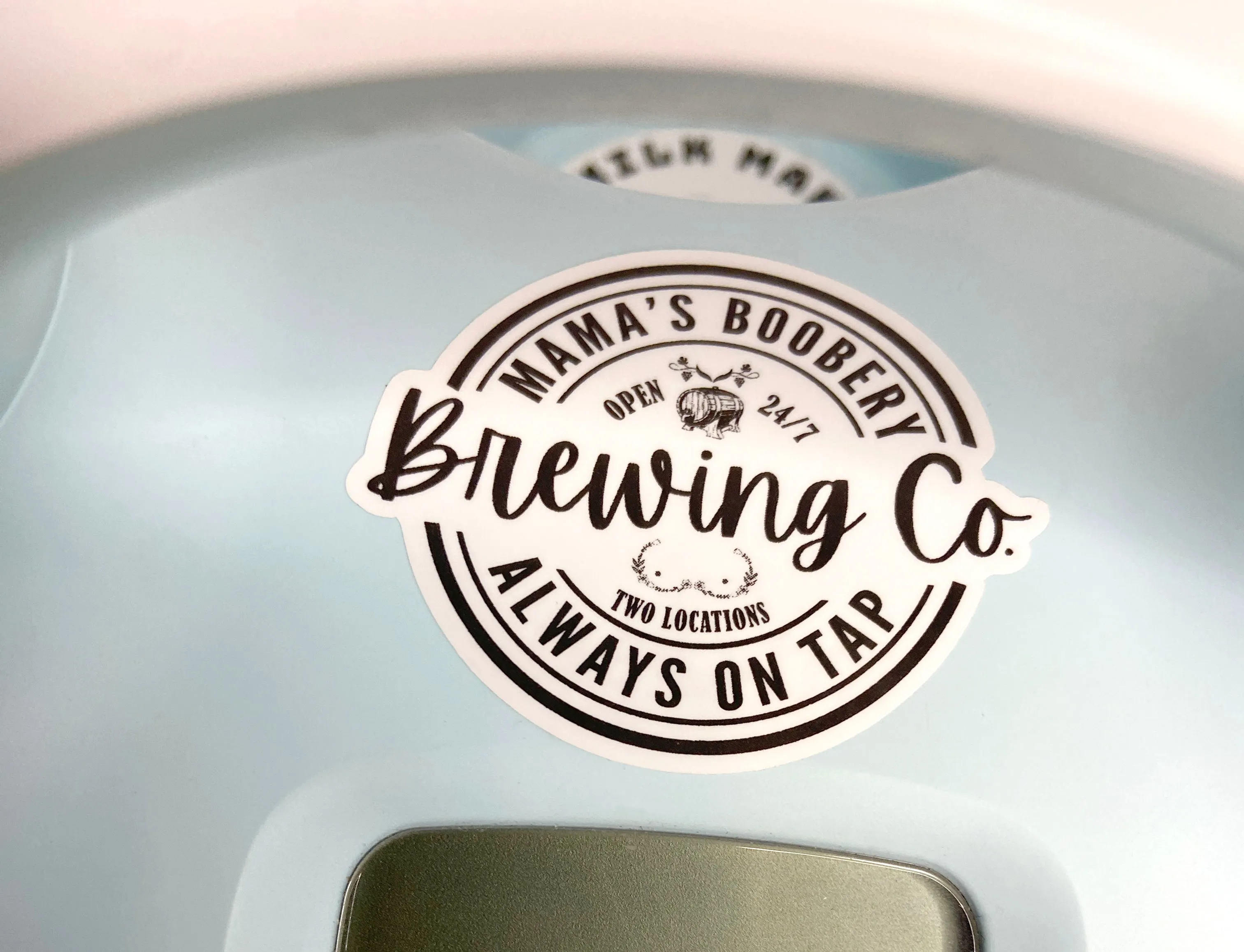 Mama's Boobery Brewing Co. Sticker