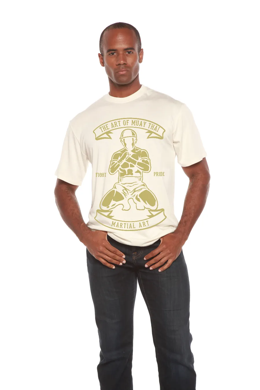 Martial Art Men's Bamboo Viscose/Organic Cotton Short Sleeve Graphic T-Shirt
