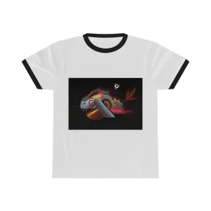 Mecha Whale Strider Unisex Ringer Tee