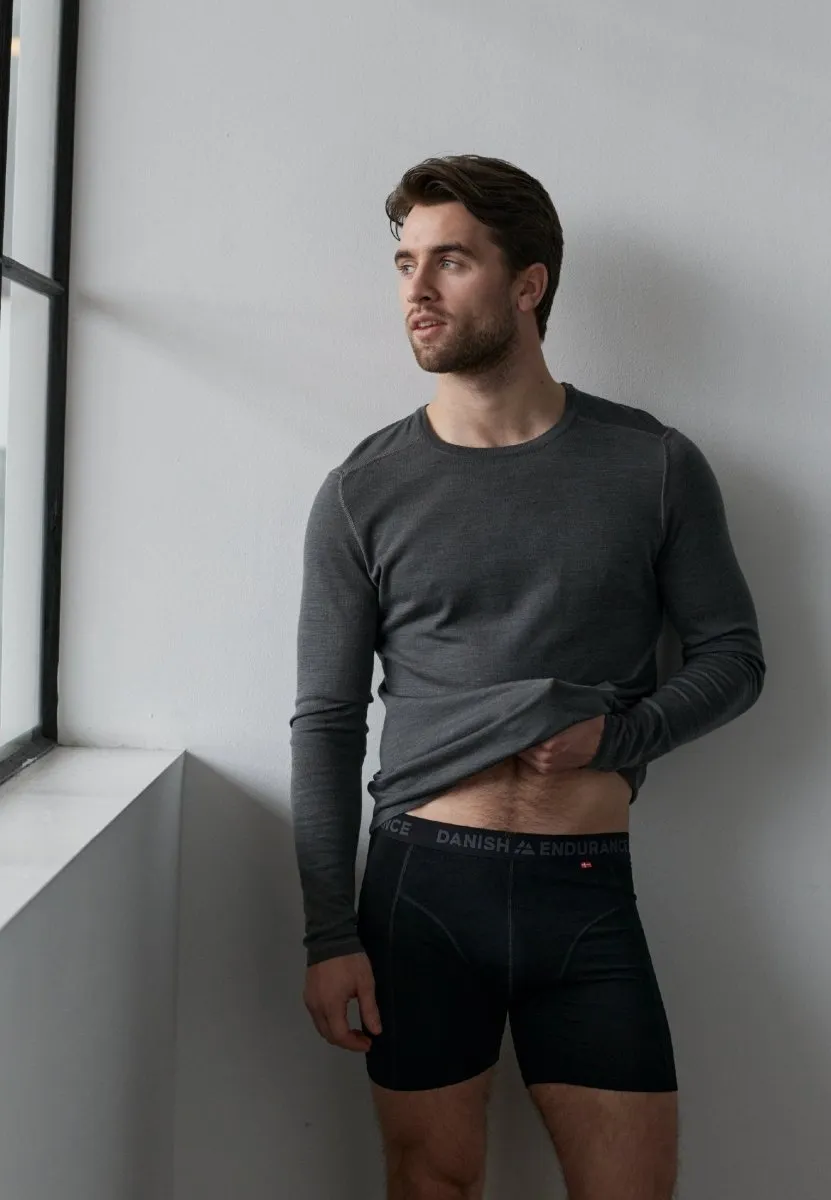 MERINO WOOL BASE LAYER SHIRT FOR MEN