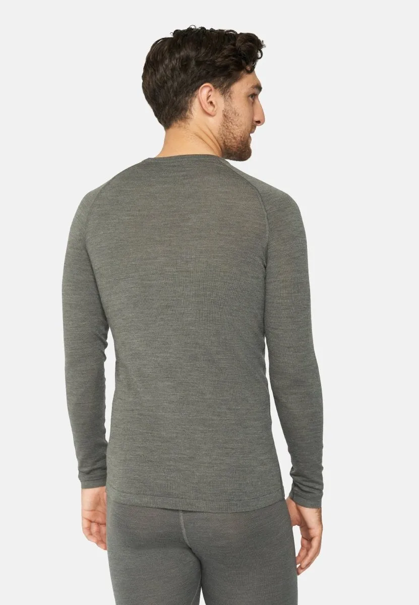MERINO WOOL BASE LAYER SHIRT FOR MEN