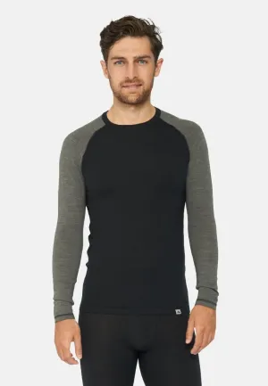 MERINO WOOL BASE LAYER SHIRT FOR MEN