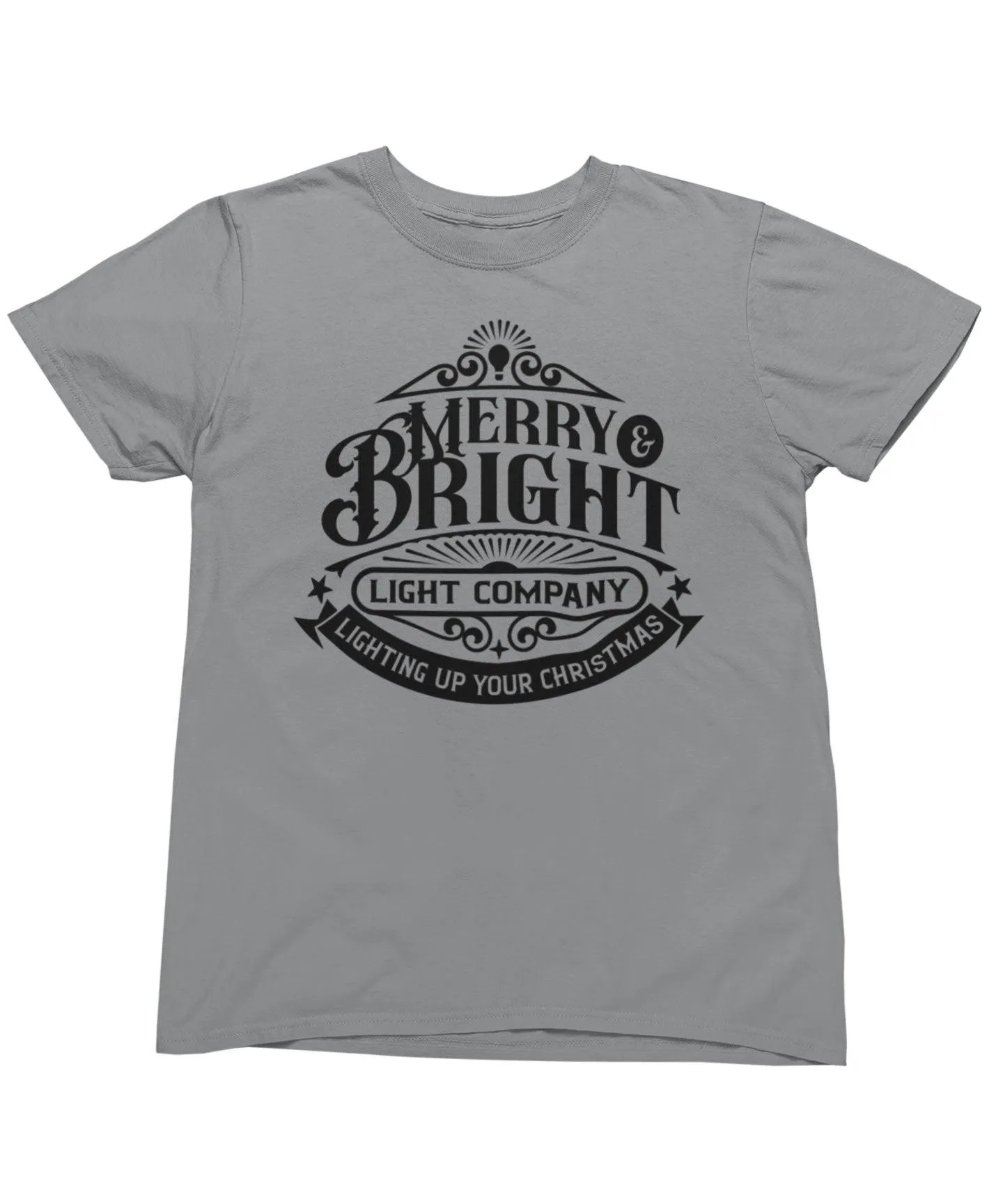 Merry Bright Light Company Mono Christmas Unisex T-Shirt