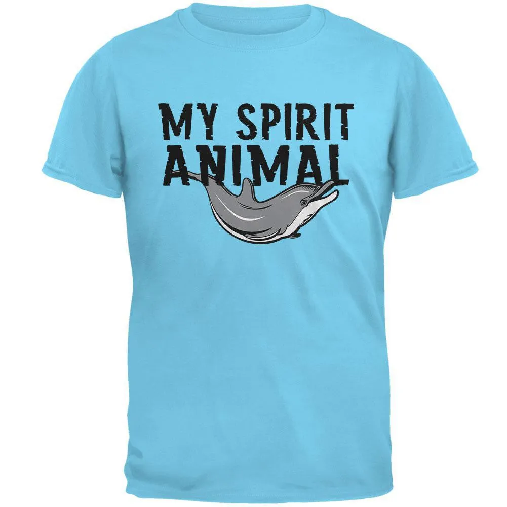 My Spirit Animal Dolphin Sky Adult T-Shirt