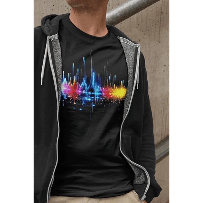 Neon Sound Equalizer T-Shirt: Be The Life of The Party!