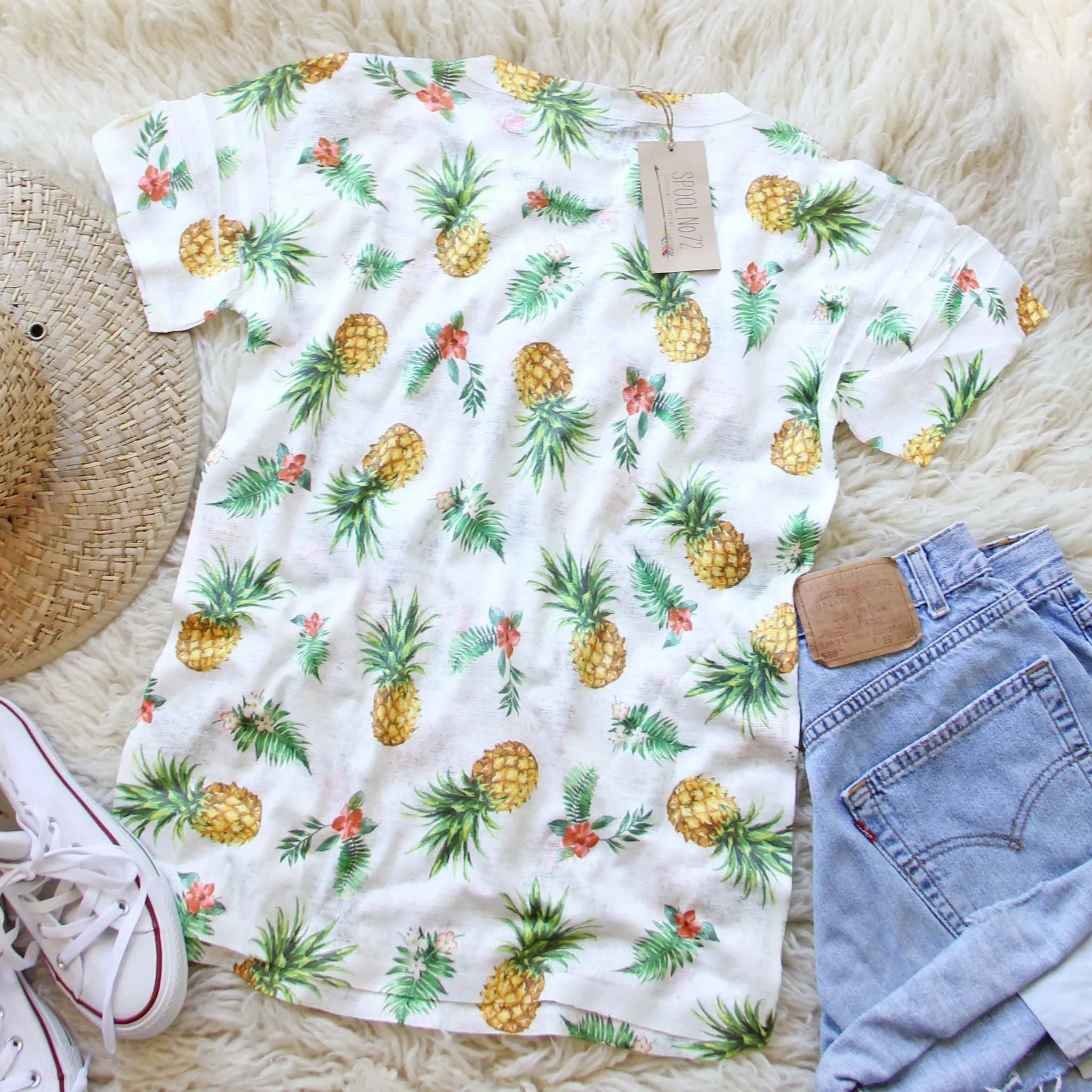 Pineapples Please Tee