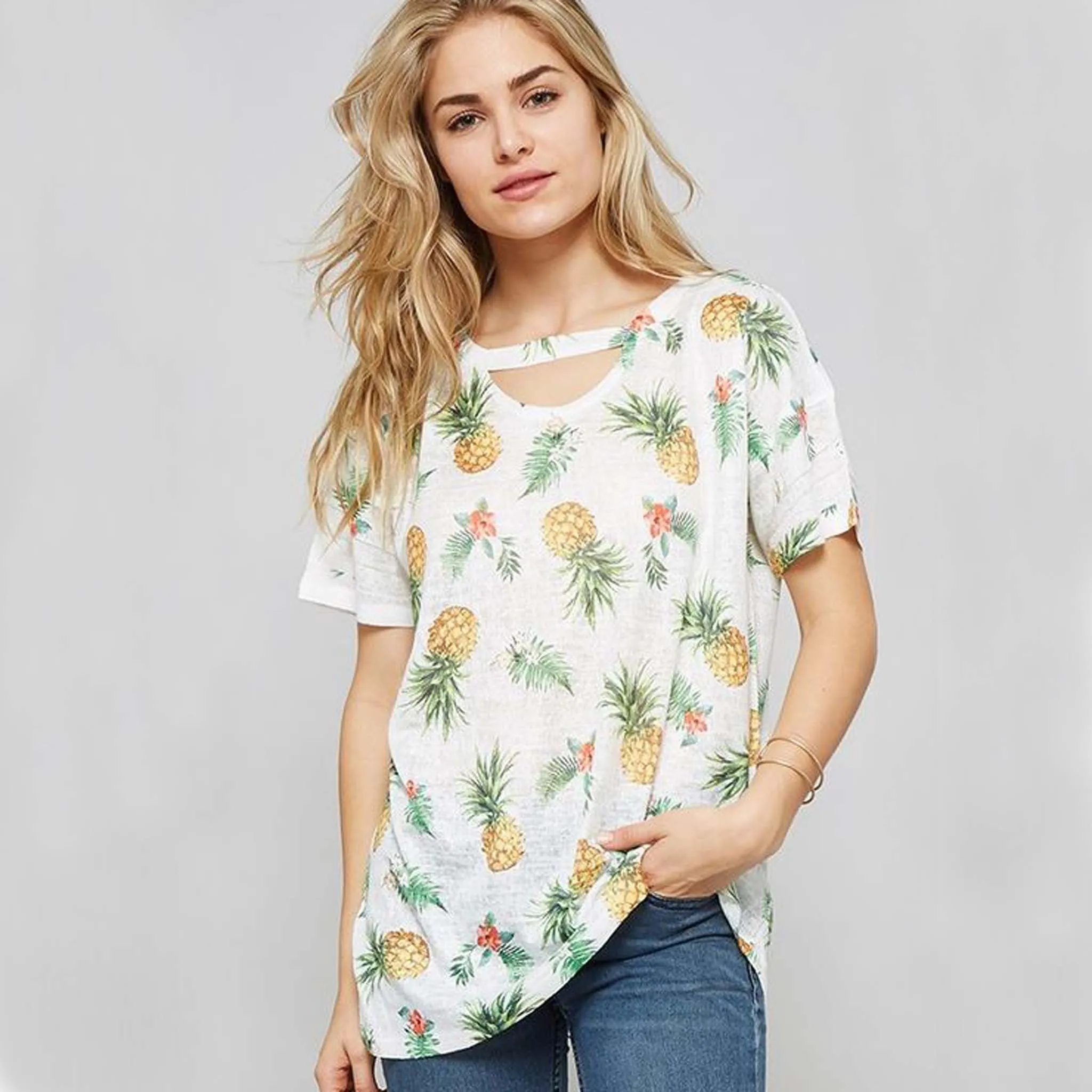 Pineapples Please Tee