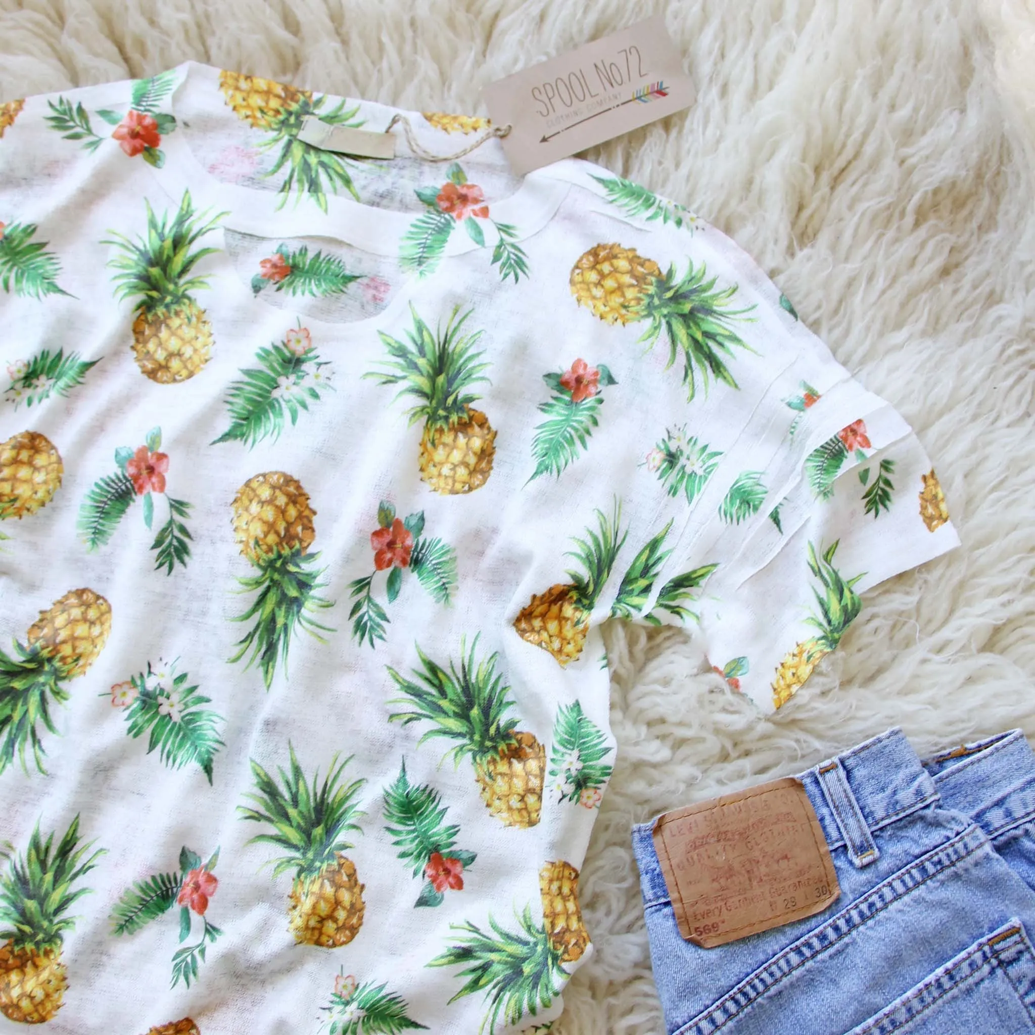 Pineapples Please Tee