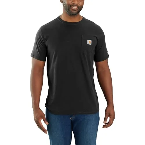 PR ONLY  Carhartt 106652 Men's Force Relaxed Fit Midweight Short-Sleeve Pocket T-Shirt