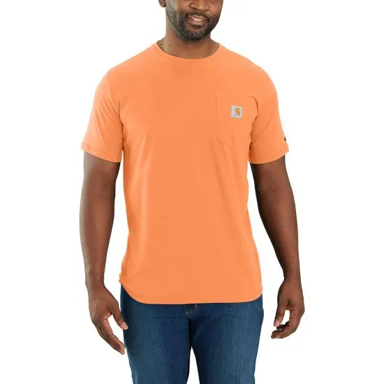 PR ONLY  Carhartt 106652 Men's Force Relaxed Fit Midweight Short-Sleeve Pocket T-Shirt