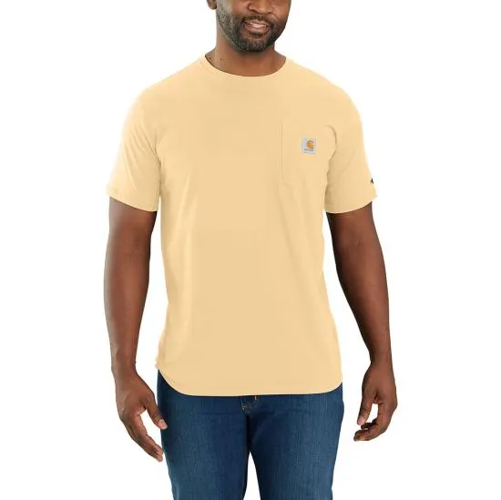 PR ONLY  Carhartt 106652 Men's Force Relaxed Fit Midweight Short-Sleeve Pocket T-Shirt