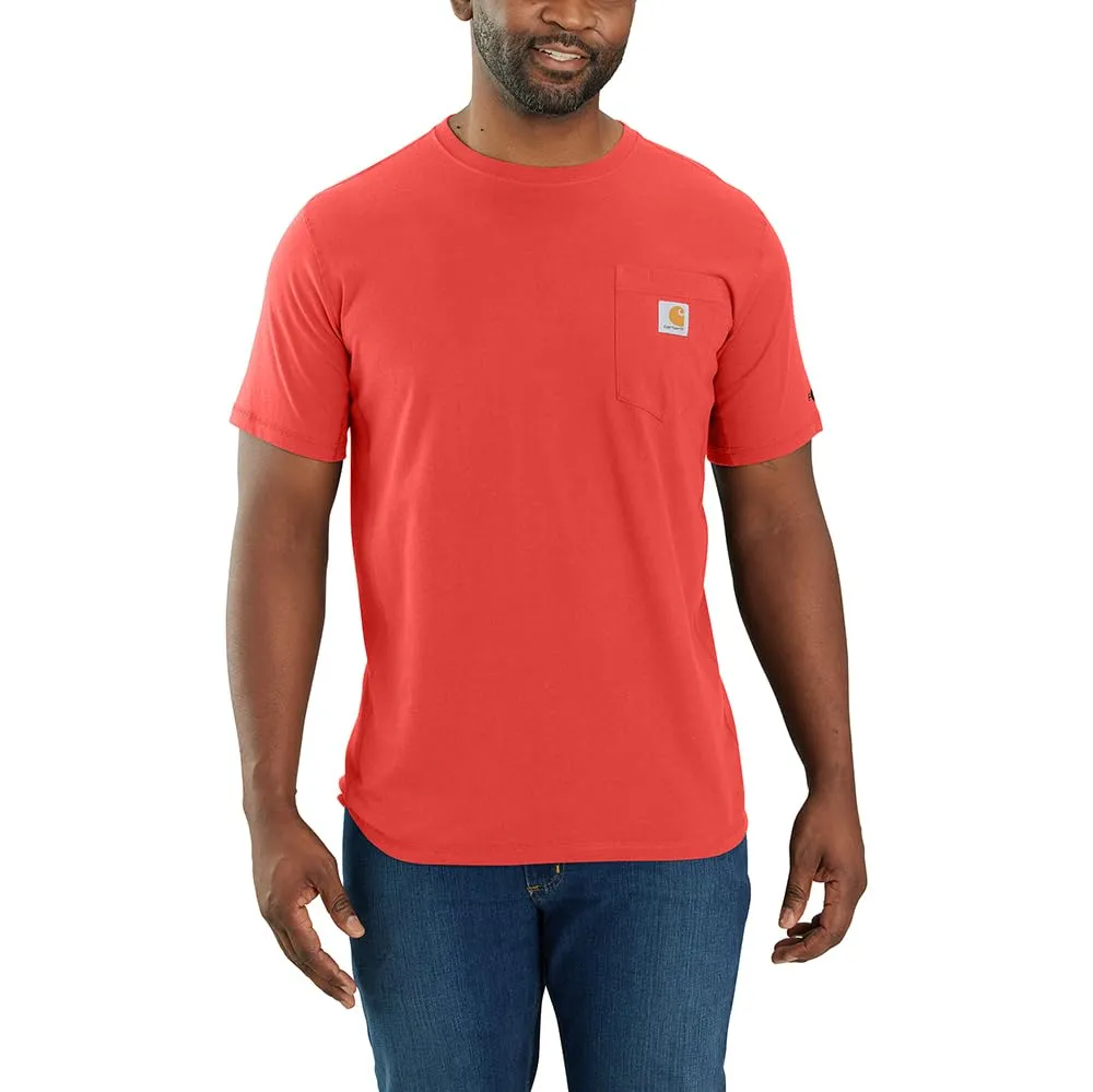 PR ONLY  Carhartt 106652 Men's Force Relaxed Fit Midweight Short-Sleeve Pocket T-Shirt