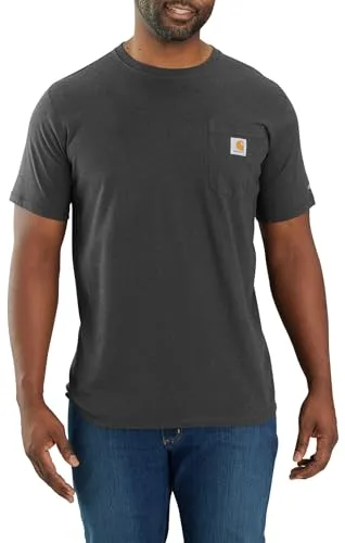 PR ONLY  Carhartt 106652 Men's Force Relaxed Fit Midweight Short-Sleeve Pocket T-Shirt