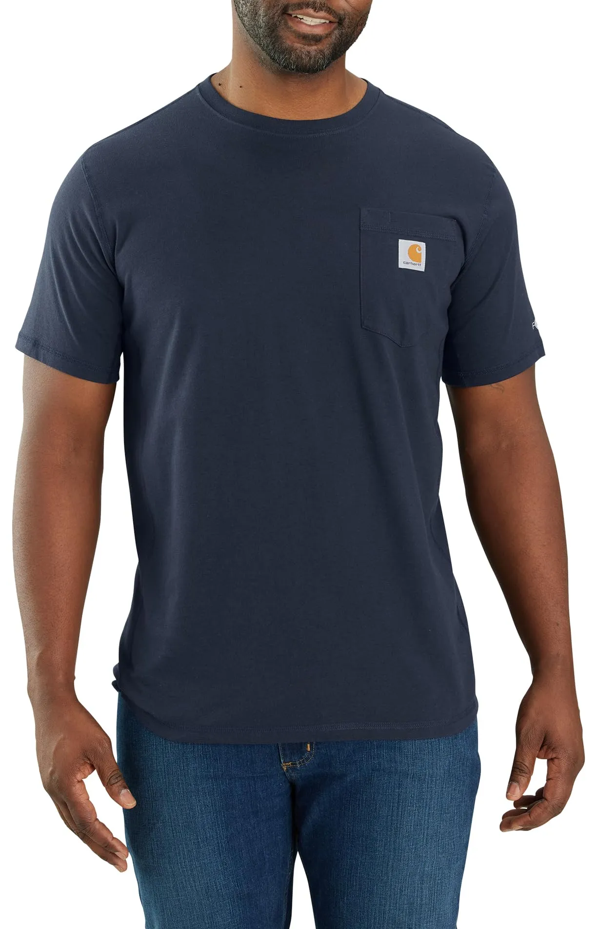 PR ONLY  Carhartt 106652 Men's Force Relaxed Fit Midweight Short-Sleeve Pocket T-Shirt