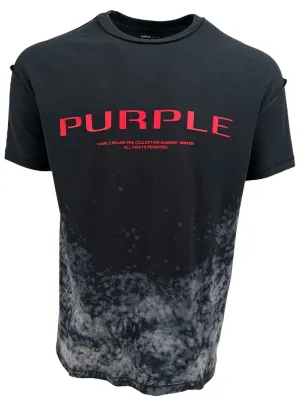Purple Brand P101-JWBB Textured Inside Out Tee Black