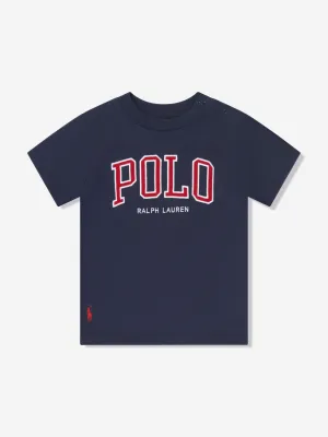 Ralph Lauren Baby Boys Polo T-Shirt in Navy