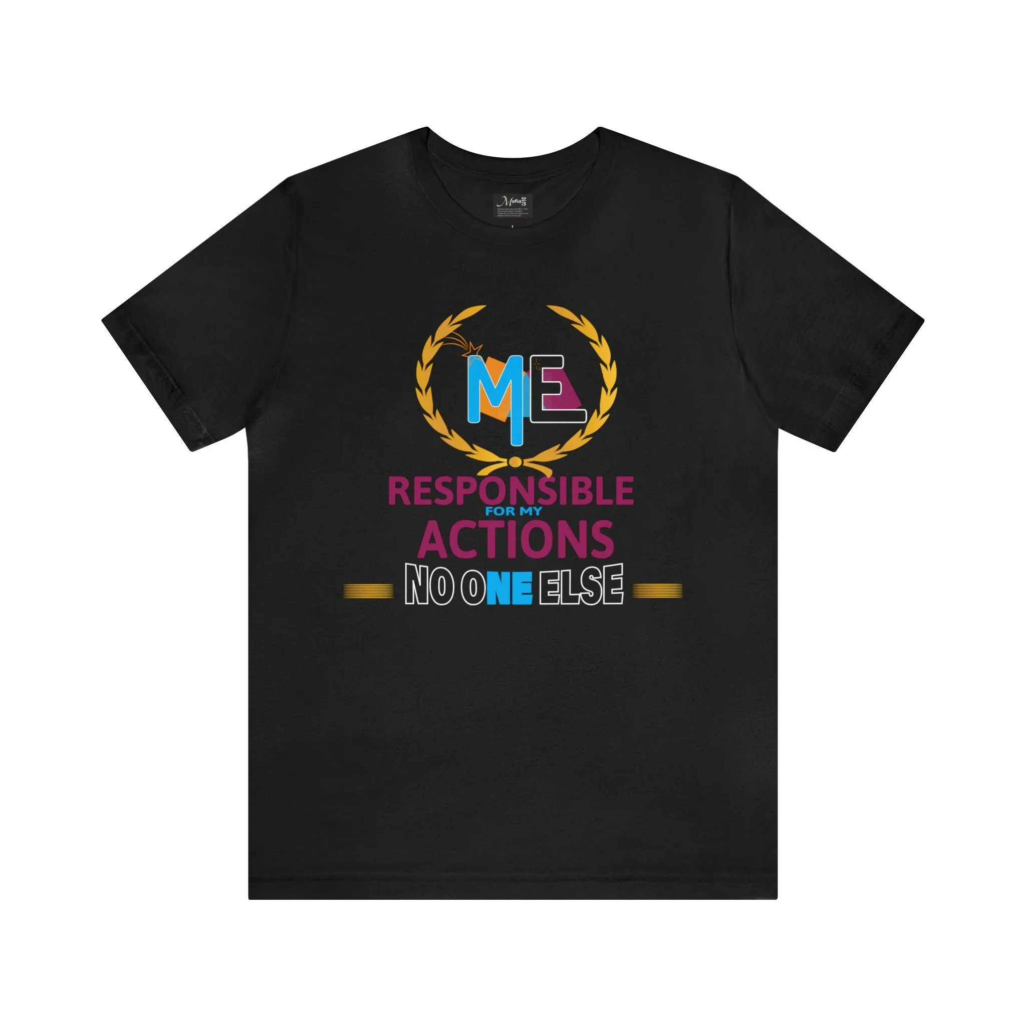 Responsibility Shirt | Motivational Positive Vibes Trendy Loose fit tees | Women's Performance Crewneck T-shirt