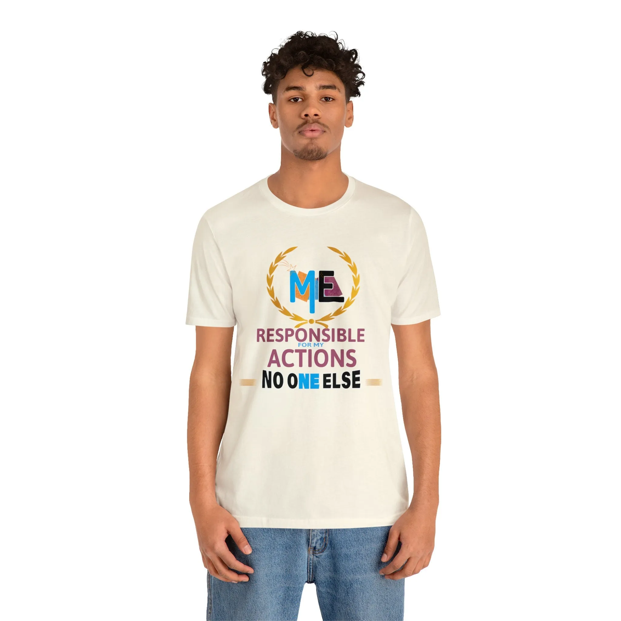Responsibility Shirt | Motivational Positive Vibes Trendy Loose fit tees | Women's Performance Crewneck T-shirt