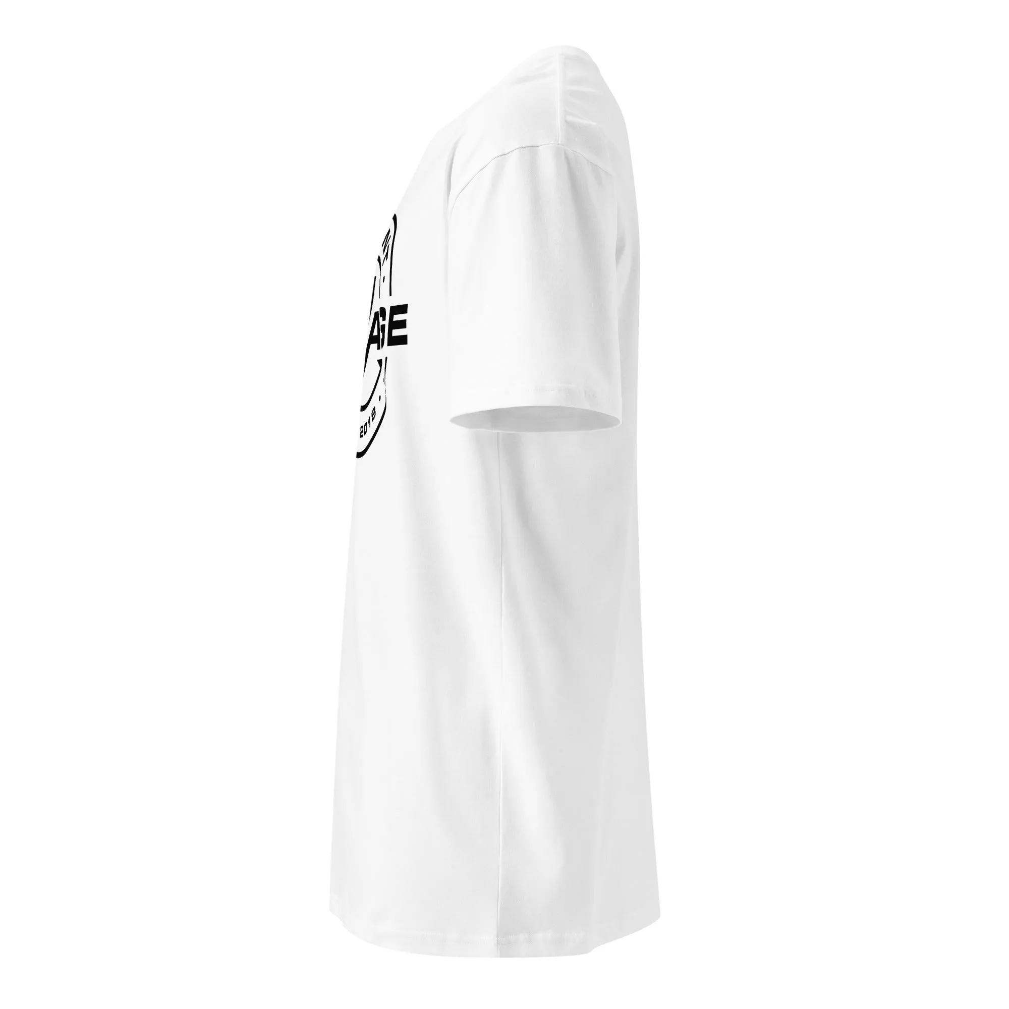 Silent Savage Brand - Badge tee (wht)