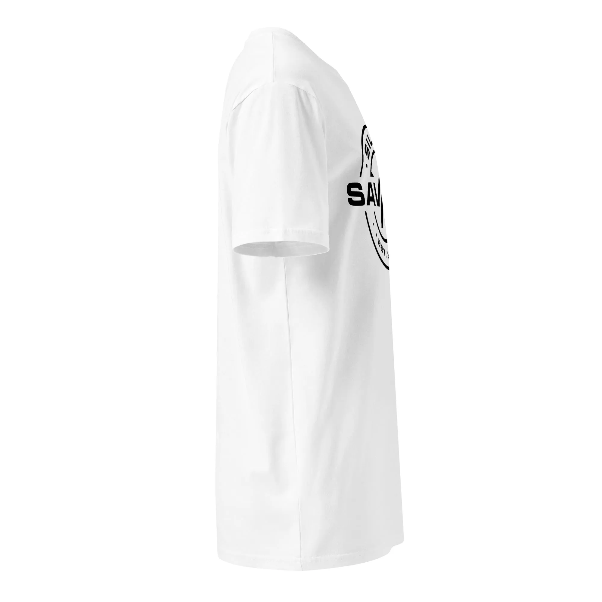 Silent Savage Brand - Badge tee (wht)