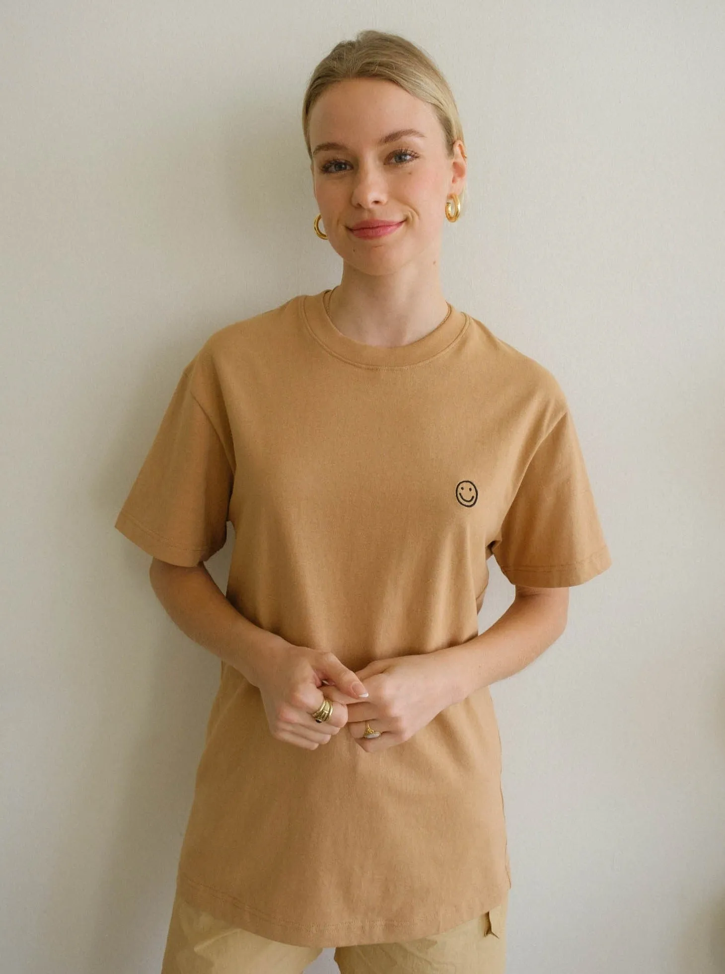 Smile Embroidery T-shirts