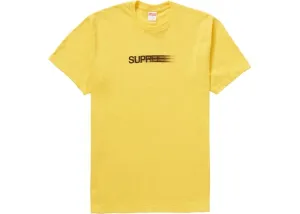SUPREME MOTION LOGO TEE SS20 YELLOW