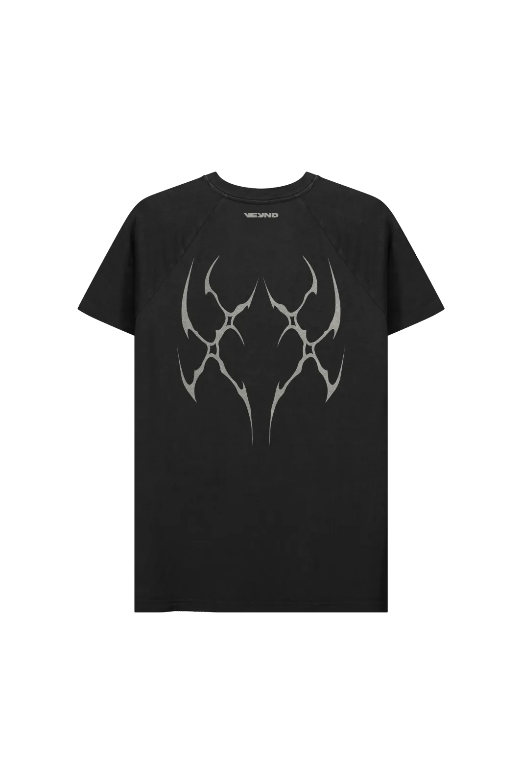 T-SHIRT GRAY VEINS GRAPHIC - Black