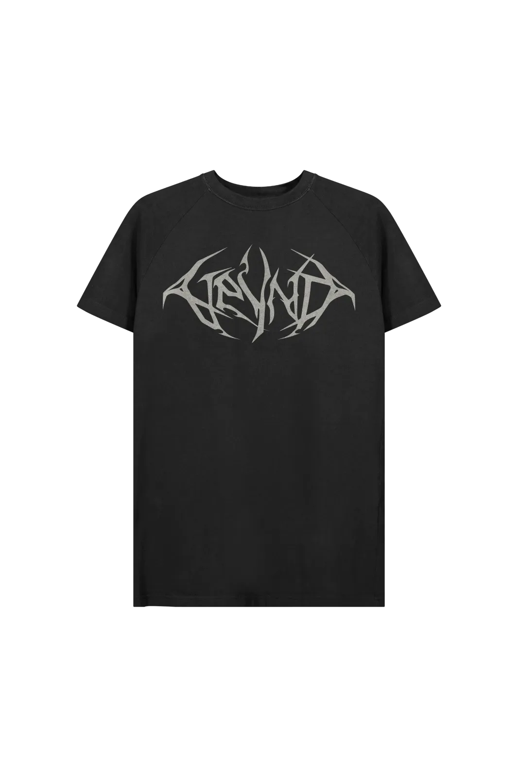 T-SHIRT GRAY VEINS GRAPHIC - Black