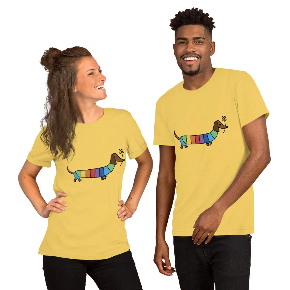 T-Shirts - Dog (Glamourange Pets Staple T-Shirts - Front Print 0017 Model)